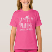 Aangepaste Familie Strand Vakantie Groep Matching T-shirt (Voorkant)