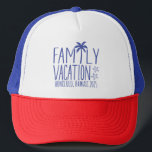 Aangepaste Familie Strand Vakantie Groep Matching Trucker Pet<br><div class="desc">Maak uw aangepaste familie strand vakantie onvergetelijk met deze aangepaste bijpassende familie reis groep T-shirt! Dit T-shirt is ideaal voor zomeruitjes en groepsfoto's.</div>