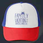 Aangepaste Familie Strand Vakantie Groep Matching Trucker Pet<br><div class="desc">Maak uw aangepaste familie strand vakantie onvergetelijk met deze aangepaste bijpassende familie reis groep T-shirt! Dit T-shirt is ideaal voor zomeruitjes en groepsfoto's.</div>