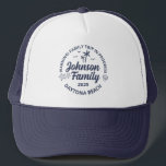 Aangepaste Familie Strand Vakantie Groep Matching Trucker Pet<br><div class="desc">Maak uw aangepaste familie strand vakantie onvergetelijk met deze aangepaste bijpassende familie reis groep trucker hoed! Dit T-shirt is ideaal voor zomeruitjes en groepsfoto's.</div>