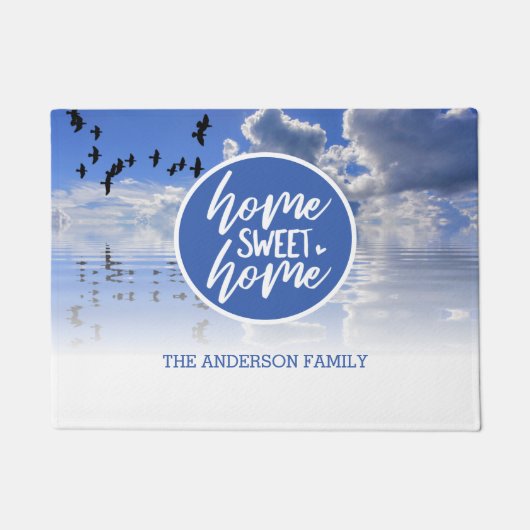 Aangepaste Familie Thuis Zoete Thuis Deurmat (Voorkant)