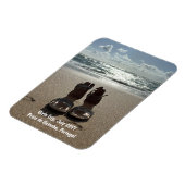 Aangepaste Familie Vakantie Foto Koelkast Magneet (Linkerzijde)