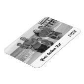 Aangepaste Familie Vakantie Foto Koelkast Magneet (Linkerzijde)