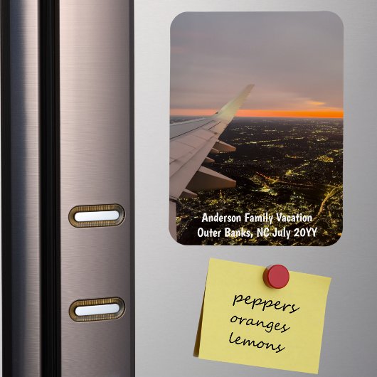 Aangepaste Familie Vakantie Foto Koelkast Magneet