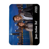 Aangepaste Familie Vakantie Foto Koelkast Magneet (Verticaal)