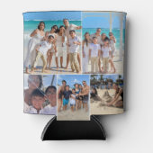 Aangepaste Familie Vakantie Fotocollage Blikjeskoeler (Voorkant)