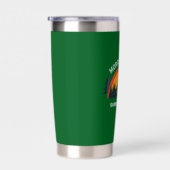 Aangepaste Familie Vakantie Retro Mountain Tumbler Geïsoleerde Drinkbeker (Rechts)