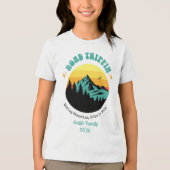 Aangepaste Familie Vakantie Road Outdoor Trip Matc Tri-Blend Shirt (Voorkant)