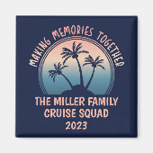 Aangepaste familie vakantie zomer strand reis magneet (Voorkant)