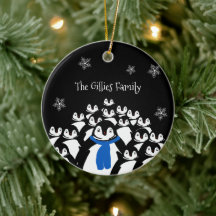 Aangepaste Familie van Schattige Pinguïns