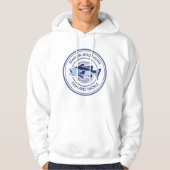 Aangepaste familie Vist Trip Blue Lake Fisherman Hoodie (Voorkant)
