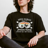 Aangepaste Familie Vrienden Ski Trip Groep Matchin T-shirt