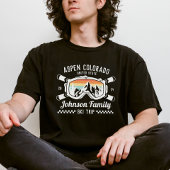 Aangepaste Familie Vrienden Ski Trip Groep Matchin T-shirt