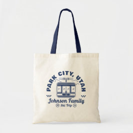 Aangepaste Familie Vrienden Skitocht Matching Groe Tote Bag