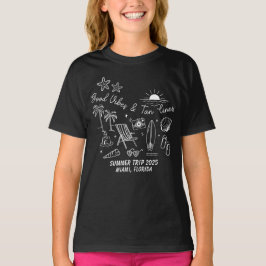 Aangepaste Familie Zomer Strandreis Groep Matching T-shirt