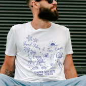 Aangepaste Familie Zomer Strandreis Groep Matching T-shirt