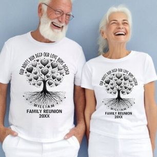 Aangepaste familiebomenreünie t-shirt