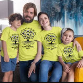 Aangepaste familiebomenreünie t-shirt