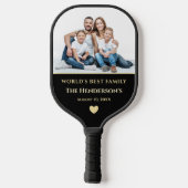 Aangepaste familiefoto aanpassen pickleball paddle (Achterkant)