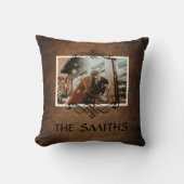 Aangepaste familiefoto als geliefd aandenken kussen (Voorkant)