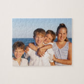 Aangepaste familiefoto behouden legpuzzel (Horizontaal)