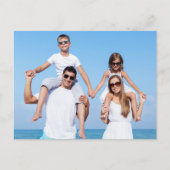 Aangepaste familiefoto briefkaart (Voorkant)