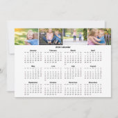 Aangepaste familiefoto Collage 2024 Kalender Kaart (Voorkant)