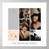 Aangepaste familiefoto collage Poster en afdrukken (Voorkant)