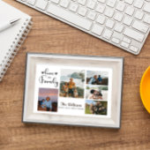 Aangepaste familiefoto collage Poster en afdrukken