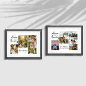 Aangepaste familiefoto collage Poster en afdrukken