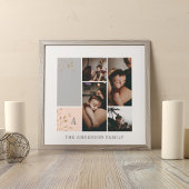 Aangepaste familiefoto collage Poster en afdrukken