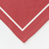 Aangepaste familiefoto collage Red Gingham Fleece Deken (Hoek)