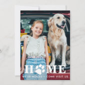 Aangepaste familiefoto foto die we verplaatst hebb aankondiging (Voorkant)