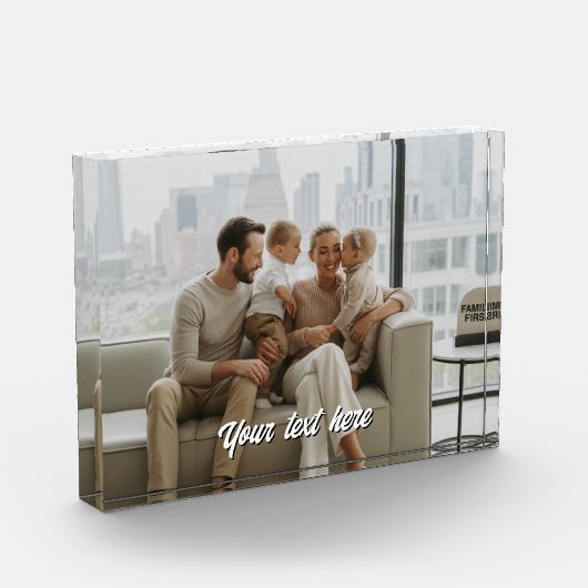 Aangepaste familiefoto fotoblokken (Links)