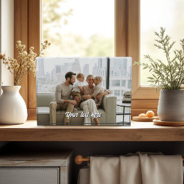 Aangepaste familiefoto fotoblokken