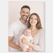 Aangepaste familiefoto gepersonaliseerd magneet (Voorkant)