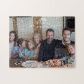 Aangepaste familiefoto | Gepersonaliseerde Jigzaag Legpuzzel (Horizontaal)