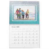 Aangepaste familiefoto Glitter Ombre Sparkling 202 Kalender (Jan 2026)