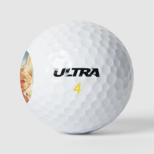 Aangepaste familiefoto golfballen (Logo)