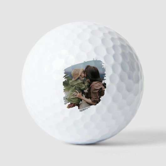 Aangepaste familiefoto golfballen (Voorkant)