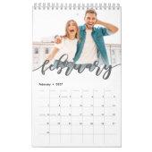 Aangepaste familiefoto kalender (Feb 2027)