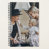 Aangepaste familiefoto met aangepaste naam planner (Voorkant)