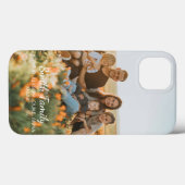 Aangepaste familiefoto met aangepaste namen Case-Mate iPhone case (Achterkant (horizontaal))