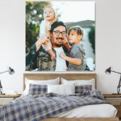 Aangepaste familiefoto Modern Canvas Afdruk (Insitu (Slaapkamer))