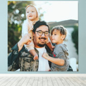 Aangepaste familiefoto Modern Canvas Afdruk (Insitu (Houten vloer))