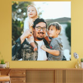 Aangepaste familiefoto Modern Canvas Afdruk (Insitu (Woonkamer))