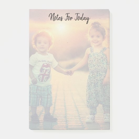 Aangepaste familiefoto post-it® notes (Voorkant)