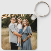 Aangepaste familiefoto sleutelhanger (Achterkant)