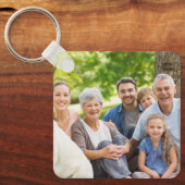 Aangepaste familiefoto sleutelhanger (Voorkant)