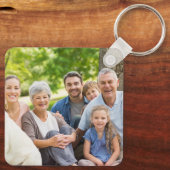 Aangepaste familiefoto sleutelhanger (Achterkant)